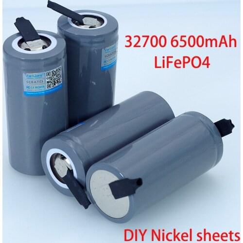 VariCore 3.2V 32700 4PCS 6500mAh LiFePO4 Battery 35A Continuous Discharge Maximum 55A High power battery+Nickel sheets