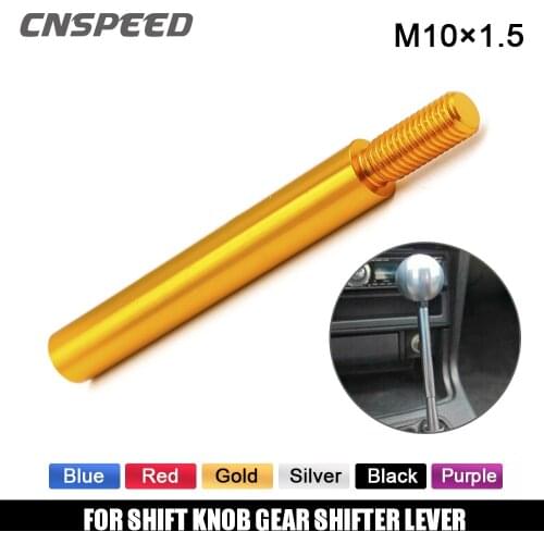 Aluminum Shift Knob Extender Extension Lever Gear Manual Shifter 120mm For Honda