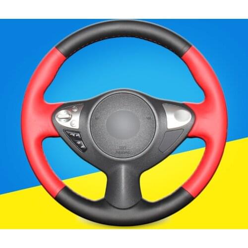 Auto Braid on The Steering Wheel Cover for Infiniti FX FX35 FX37 FX50 QX70 2014-2018 Nissan Juke Maxima Sentra SV Car Covers