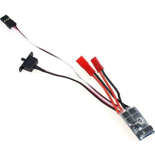 RC Car No Brake / With Brake 10A 20A Brushed ESC Two Way Motor Speed Controller For 1/16 1/18 1/24 RC Car Boat Tank