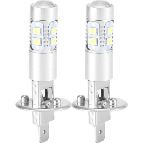 Car LED Headlight 2x H1 6000K Super White 100W LED Headlight Bulbs Kit Fog Driving Light Auto Accessories