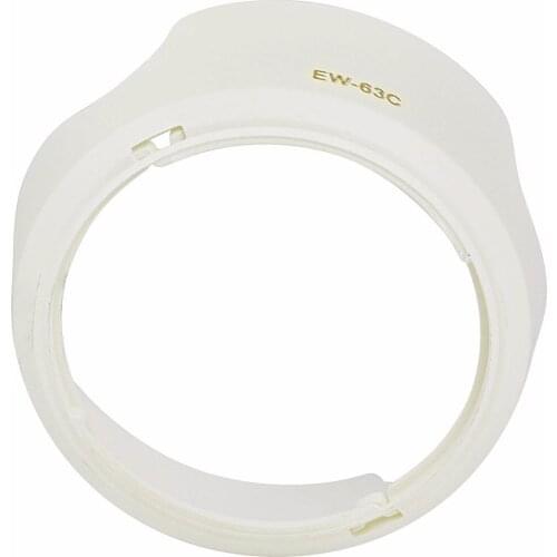 EW-63C EW63C Lens Hood Shade 58mm Filter white For Canon EF-S 18-55mm f/3.5-5.6 IS STM 100D 700D Camera