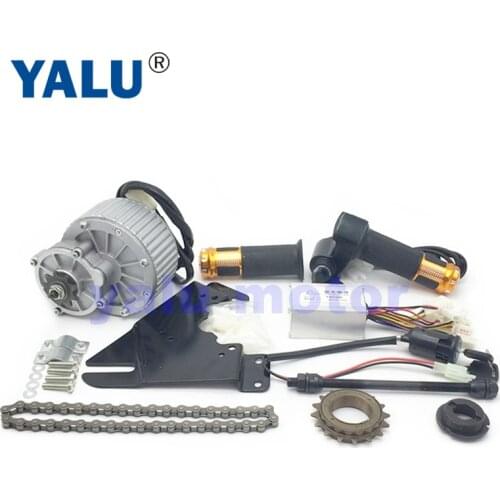 24V 36V 450W Electric Scooter Bike Motor GNGBIKE Motor Kit With MY1018 Rare Earth Motor Throttle Handle Battery Voltage Display