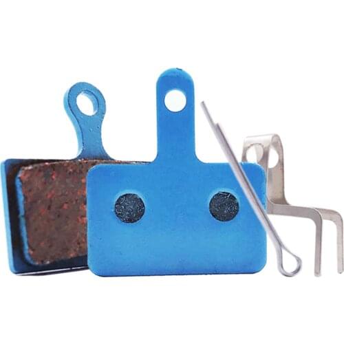 2pcs Bicycle Oil Pressure Disc Brake Set MTB Bike Copper Fiber Silk Brake Pads Bicycle Semi-Metallic Disc Brakes