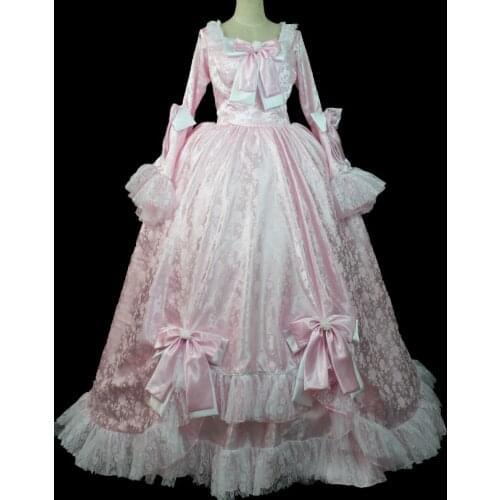 Sleeping Princess Aurora Cosplay Costume Fancy Halloween Carnival Middle Ages Party Ball Gown Adult Women Pink Dress