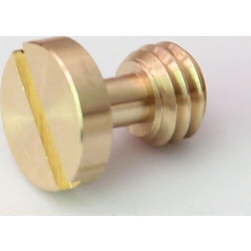 1pcs 3/8" brass screw for tripod and QR plate new