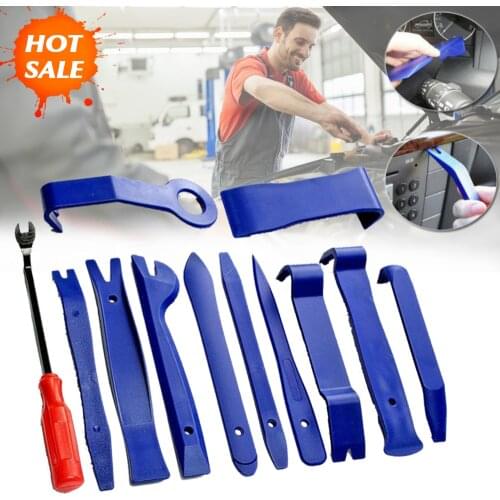 12pcs Car Radio Removal Tools Hand Tool Set Auto Door Clip Panel Trim Dash Audio Removal Installer Pry Repairing Tools Kit