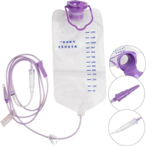 Brace & Support 1200ml Disposable Enteral Nutrition Bag Feeding Bag Gastrointestinal Nutrition Bag