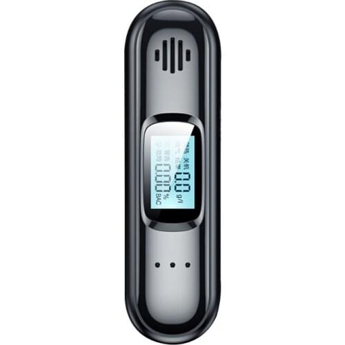 Portable Respirator Alcohol Detector Tester LCD Screen Digital Display Breath Analyzer for Personal Professional Use