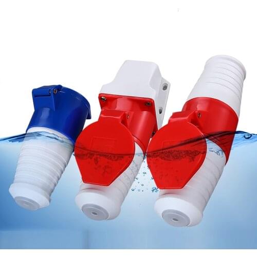 Industrial plug and socket connector 3-core 4-core 16A aviation industry plug