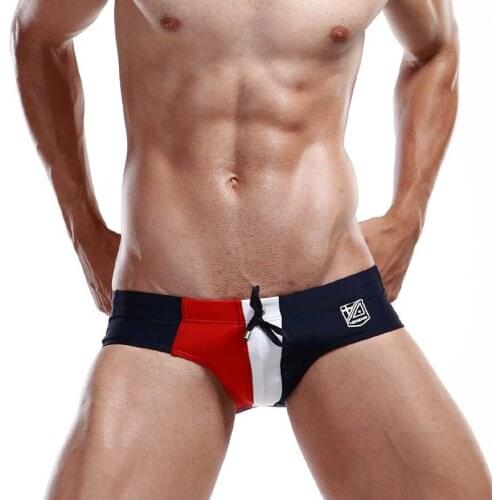 Seobean Swimwear Men Swim Briefs Trunks Mens Sexy Swimsuit Swimming Trunks Surf Bikini Beach Shorts