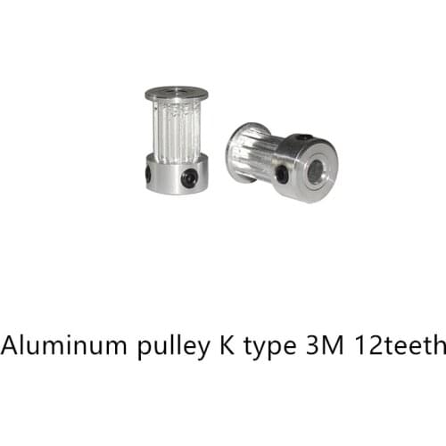 LINK CNC K type 12 teeth 3M Timing Pulley Bore 6mm 6.35mm for HTD belt used in linear pulley 12Teeth 12T