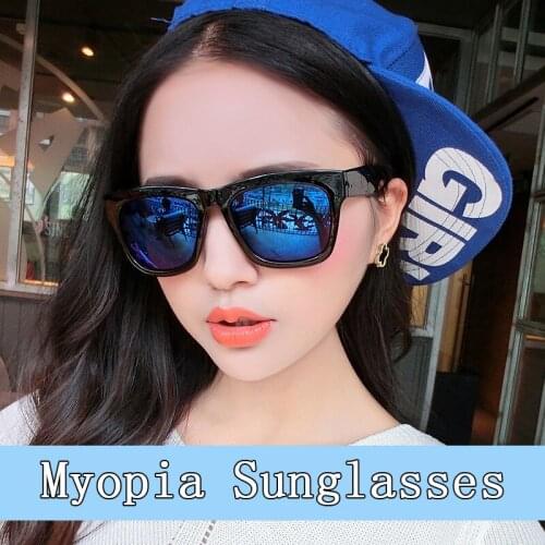 Retro Women Finished Myopia Sunglasses Men Short sighted Optics Eyewear Nearsighted Eyeglasses blear-eyed Spectacles -1.0~-4 L3