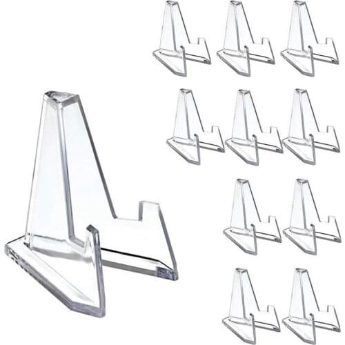 40Pcs Commemorative Coin Display Rack, Decorative Bracket for Ancient Coins, Triple-Cornered Display Rack, Coin Rack