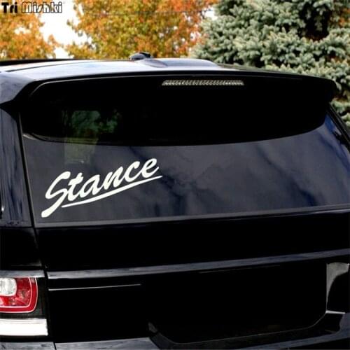 Tri Mishki HZX913# 30*12cm 30x8cm, stance car sticker auto Windscreen Vinyl Decals Accessories Car Sticker