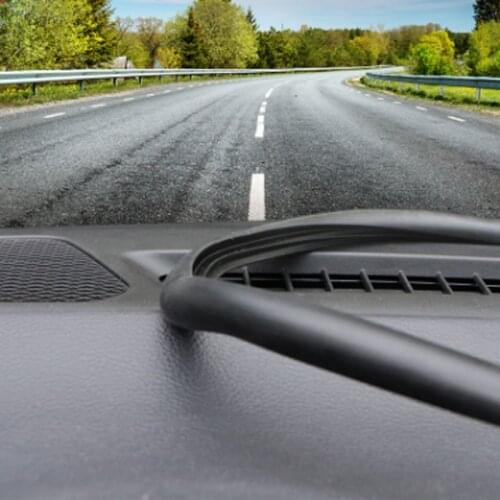 1.6M Car Sound Insulation Windshield Seal Strip Dust proof Anti- Noise Sealing Strips Trim for Jeep Compass 2017 2018 Renegade