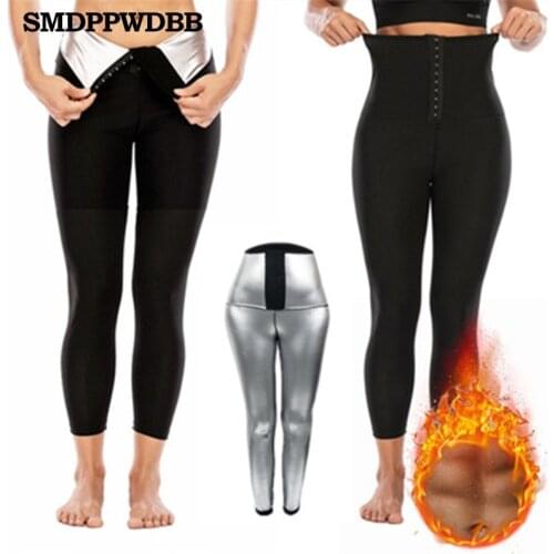 Waist Trainer Body Shaper Sweat Sauna Pants Slimming Pants Tummy Body Shapewear Women Sweat Leggings Fitness Thermo Pantalon