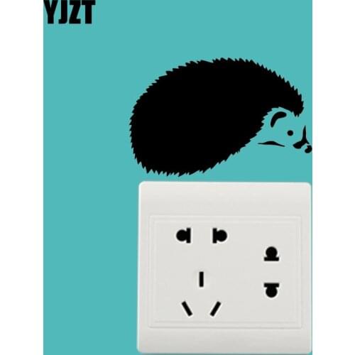 YJZT Animal Pet Switch Stickers Wall Vinyl Decal Funny Cartoon Art 17SS0162