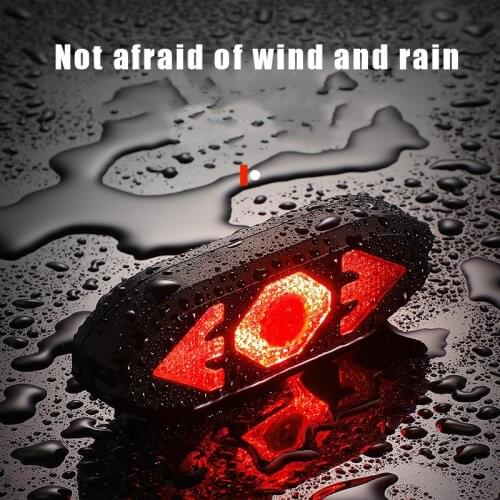 Bike Tail Light with Turn Signals USB Rechargeable Ultra Bright LED Safety Warning Bike Brake Rear Lights Wireless XR-Hot