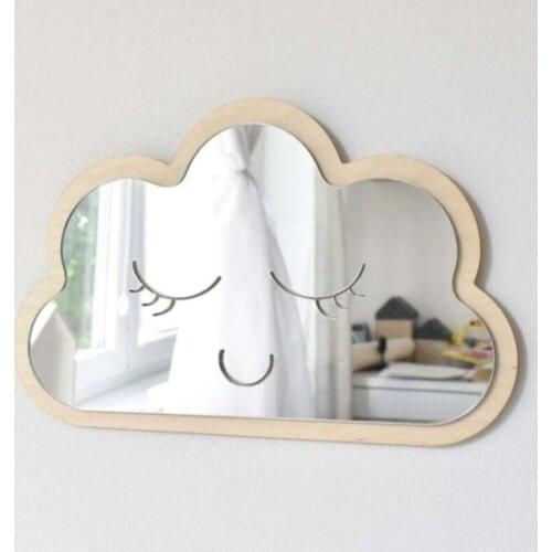 Cloud Mirror Kids Room Decor Safe Unbreakable Mirror mirror frame creative home art wall decor custom design favorite childrens room