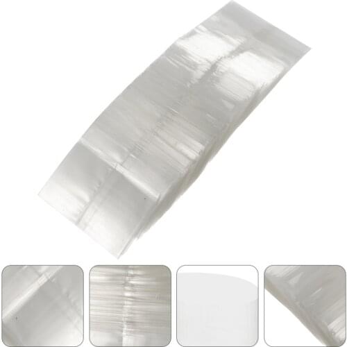 400 Pcs Durable Shrink Film Heat Bottle Seal Bag Packaging Film for Glass Bottle