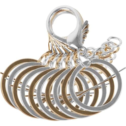 5pcs Lobster Clasps Swivel Trigger Clips Snap Hooks Bag Keychain Waist Buckle Key Ring Keys Pendants Holders Metal Key Chains