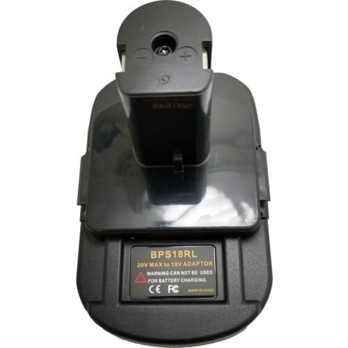 BPS18RL Battery Adapter For Black&Decker For Stanley For Porter Cable 20V Lithium Battery For Ryobi 18V P108 Battery