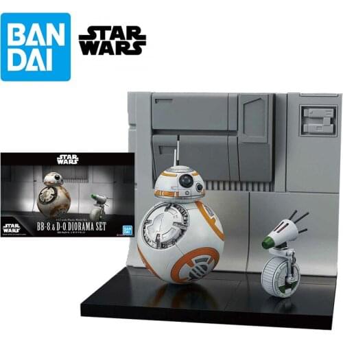 Bandai Star Wars 1/12 BB-8 D-O Scenario Set The Rise of Skywalker Assembled Model Action Figure Decoration Toys Childrens Gifts