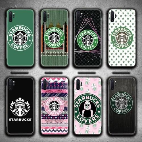 Fashion trend coffee pattern Phone Case For Samsung Galaxy Note20 ultra 7 8 9 10 Plus lite J7 J8 Plus 2018 Prime M21