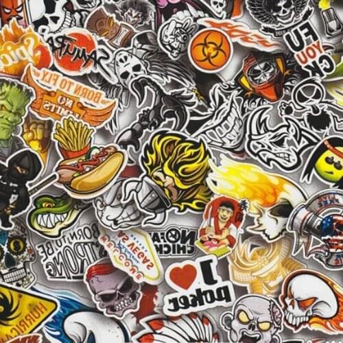 CSKD728-1 1m wide cartoon skull hydrographics film10m length aqua print film