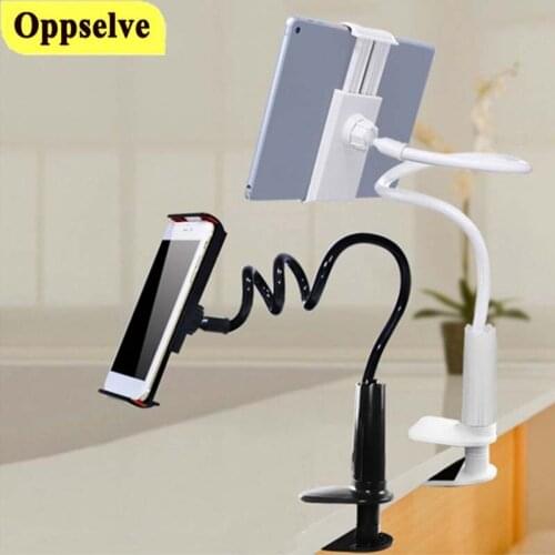 Gooseneck Bed Phone Holder with Grip Flexible Long Arm Mount Clamp for iPad iPhone 11 12 Pro Max 13 Lazy Desktop Bracket Stand