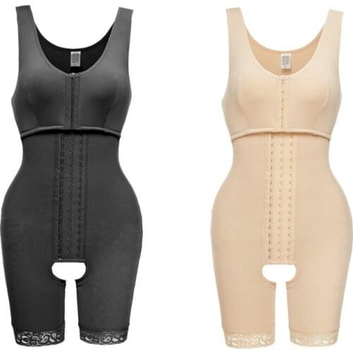 Women Open Crotch Plus Size Ladys Binders and Shapers Tummy Control Hip Enhancer Thigh Slimming Underwear Bodysuit Clothing