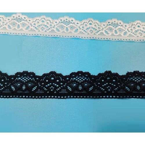 5Yards 2.5cm Width Stretch Lace Fabric For Women Underwear Materials DIY Handmade Crafts Sewing Home Textile Supplies