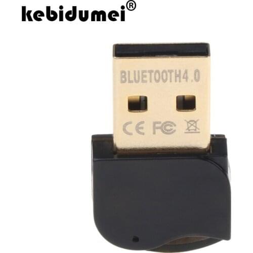 Kebidumei 2019 Newest Mini Dual Mode Bluetooth 4.0 Adapter USB Dongle Drive Free Computer Receiver Adapte for PC Free driver Hot