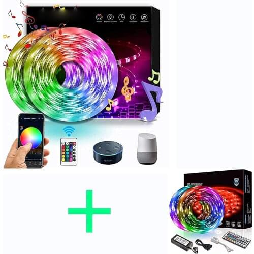 32.8ft Led Strip Lights Kit and WiFi 32.8ft Led Strip Lights Smart Kit