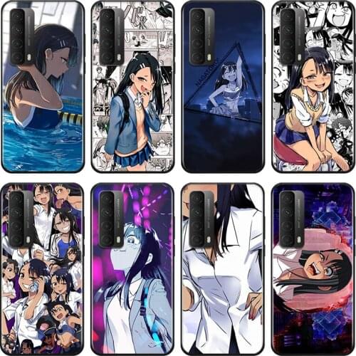 Nagatoro San Anime For Huawei Y9A Y9S Y9 Y8P Y8S Y7A Y7P Y7 Y6 Y6P Y6S Y5P Y5 Prime Pro 2019 2020 Black Soft Phone Case