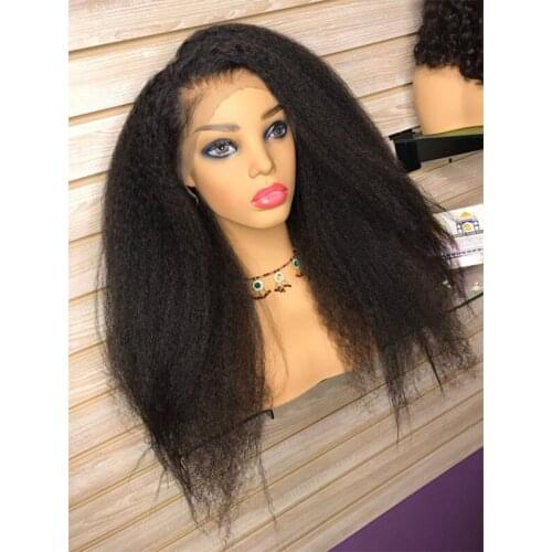 Black Lace Front Wig Short Straight Bob Wig With Heat Resistant Glueless Synthetic Lace Front Wigs For Black Women