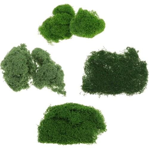 Plastic Model Grass Powder Green Fake Grass Clay DIY Sand Table Micro Layout