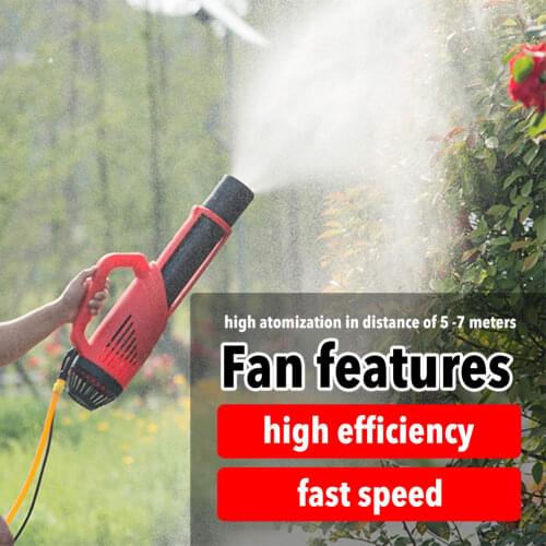 Remote Control Agricultural Sprayer 12V 80W Electric Portable Blower Atomizer Machine For Public Places Disinfection upgrade