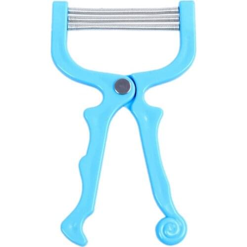 Removing Facial Hair Tool Epilation Epilator grainer (Blue)