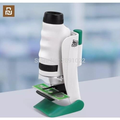 Youpin handheld portable 3 in 1 scientific microscope 120 times HD allows children to explore the world