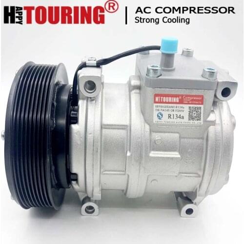 10PA17C AIR AC Compressor for John Deere ac compressor Tractors AH169875 447200-4930 RE46609 447170-9490 TY6764 447100-2381