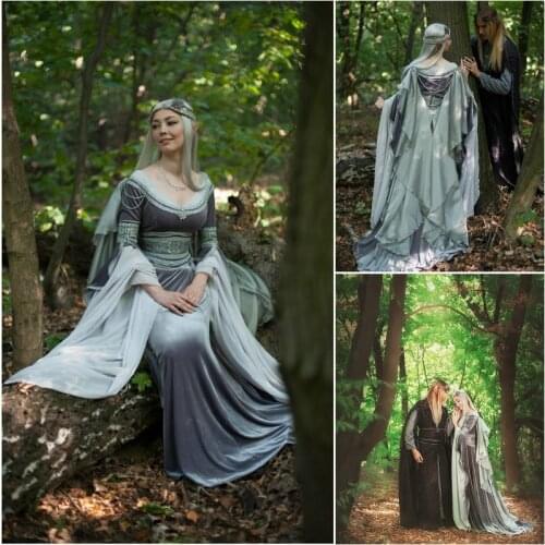 2021 New Victorian Gothic/Vintage Dress Halloween Theater dress Custom made SC-447
