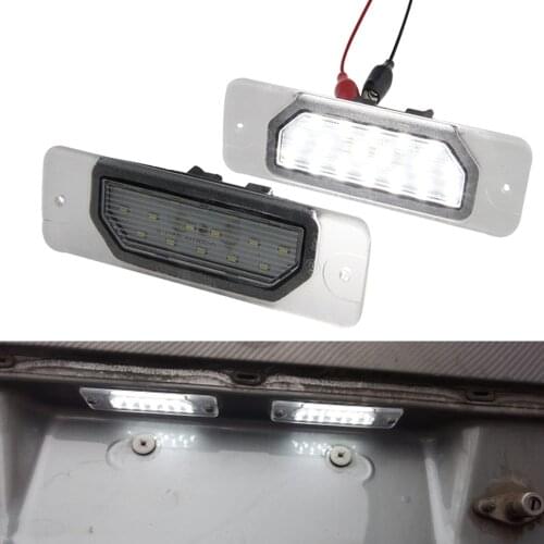 2X LED LICENSE PLATE NUMBER LAMP Light For Nissan CEFIRO A33 Fuga Y51 Clear Lens