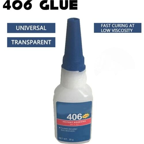 Super Glue 406 Repairing Glue Instant Adhesive 401 Self-Adhesive 20ml