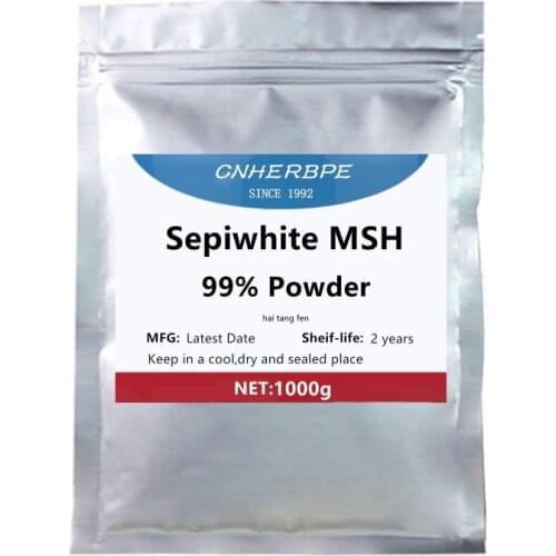 50-1000g High Purity 99% Sepiwhite MSH Extract powder,naturalTop grade cosmetics grade\Food grade,Whiten Skin,Inhibit Melanin