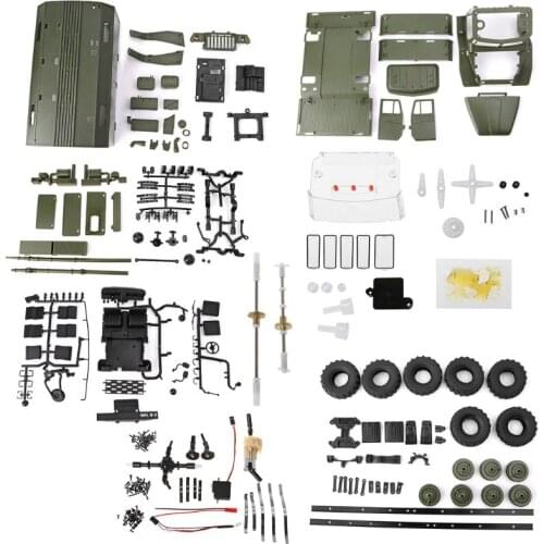67JC WPL B36 1:16 RC Car 2.4G 6WD Military Truck Rock Crawler Command Communication Vehicle Kit DIY Toys For Boys