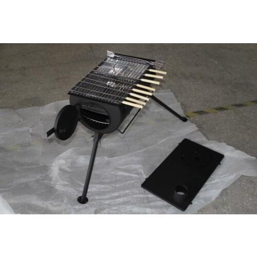Outdoor Camping BBQ Wood Stove