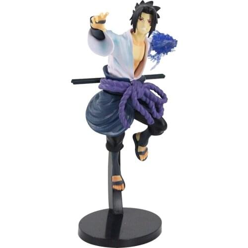 26cm Naruto Sasuke Uchiha Figurine PVC Action Figure Collectible Model Toy