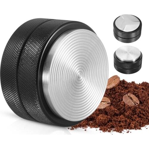 Quality 51MM Stainless Steel Coffee Distributor Kitchen Tools Coffee Bean Press Tool Coffee Powder Hammer Coffee Accessories